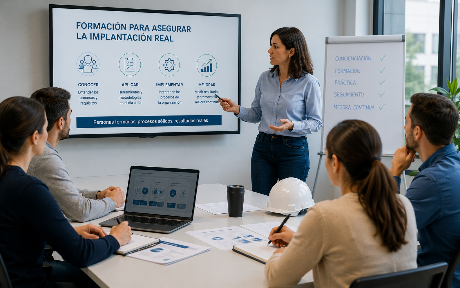 Formación para asegurar la implantación real